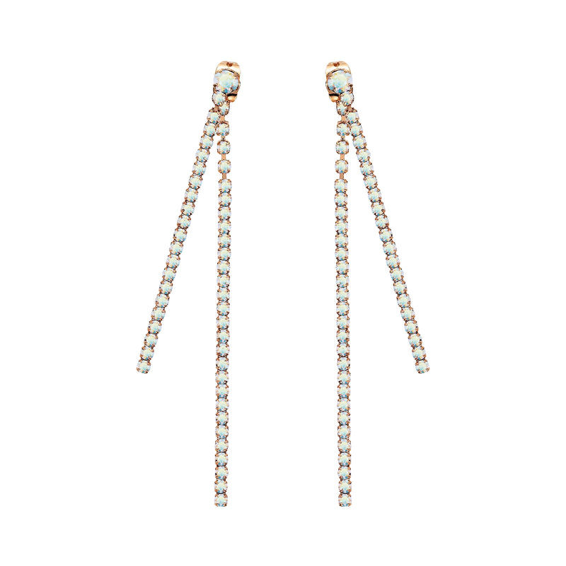 Crystal Colors J08181-AB Earrings